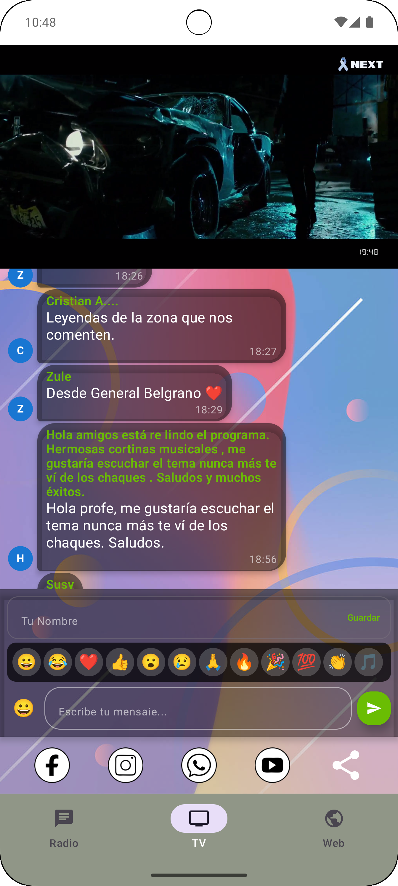 TV Live Chat