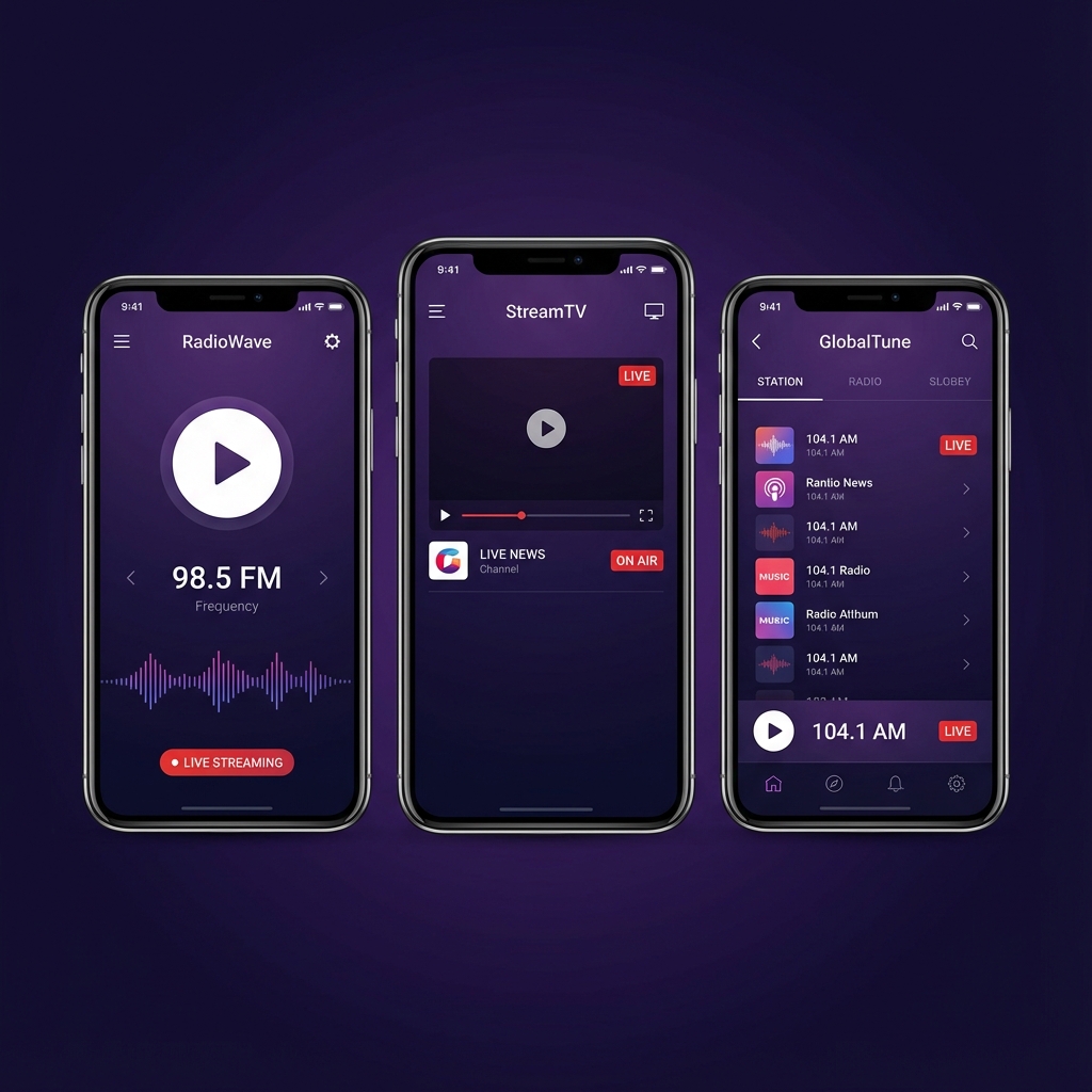 Aplicaciones para radio y TV de AER Multinet