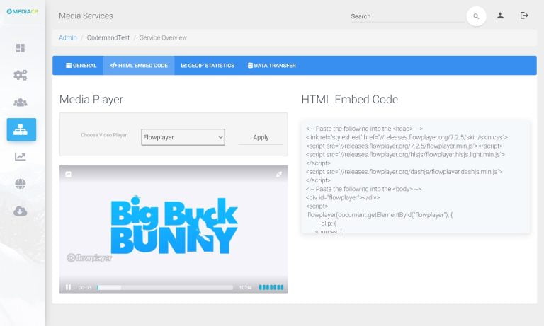 Video Streaming MediacP